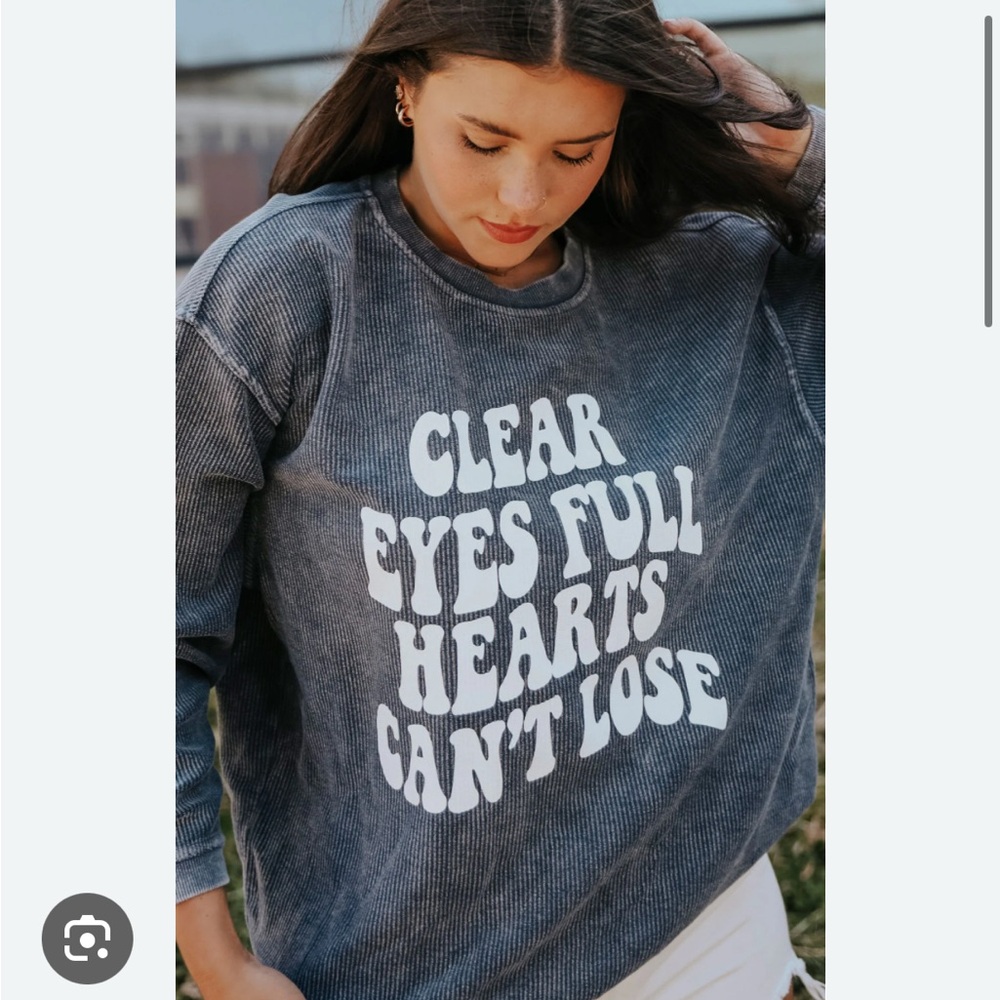 Charlie Southern oversized game day sweatshirt L